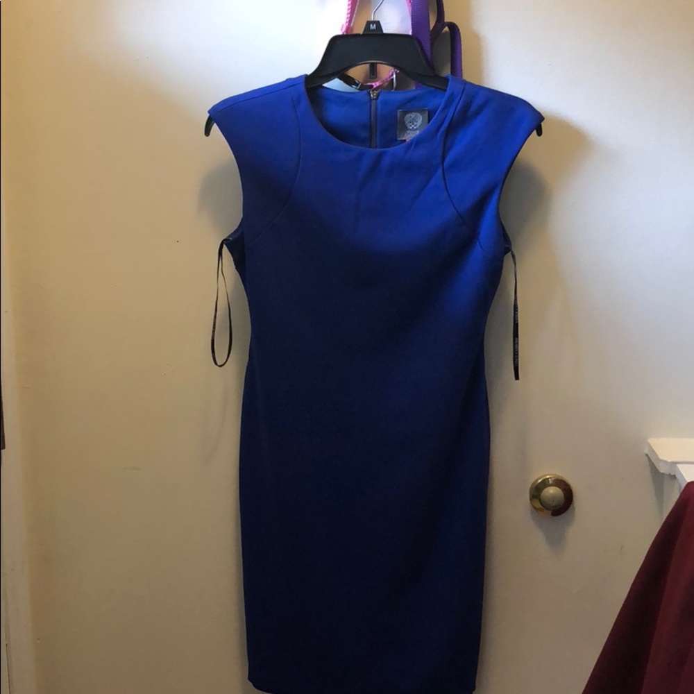 Vince camuto royal blue dress